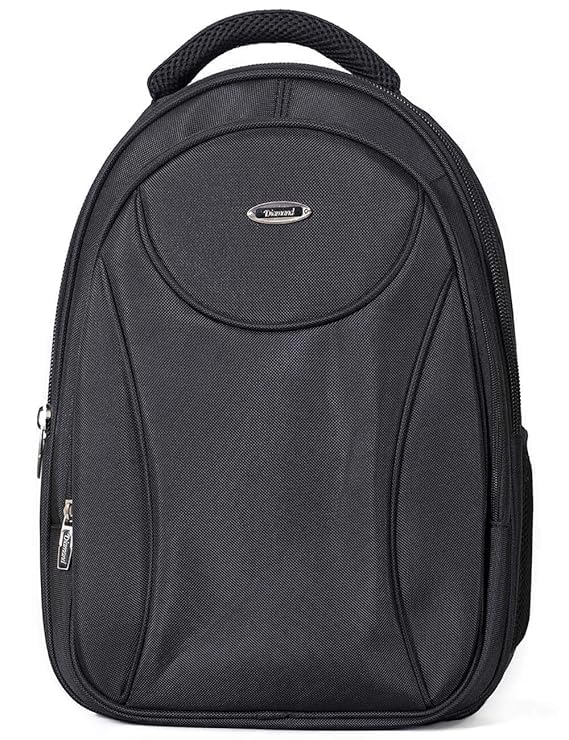 Diamond DLX 1550 Polyester Laptop Backpack, Black, 28 L, Fashion Classic-image-16
