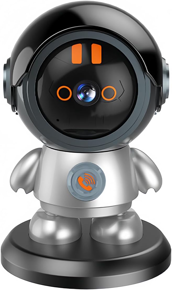 Sanpyl Indoor Camera, 1080P Robot Camera for Home Security, Pet Camera Baby Monitor with APP, Smart Rotatable Camera with Motion Detection, 2 Way Talk, Night Vision