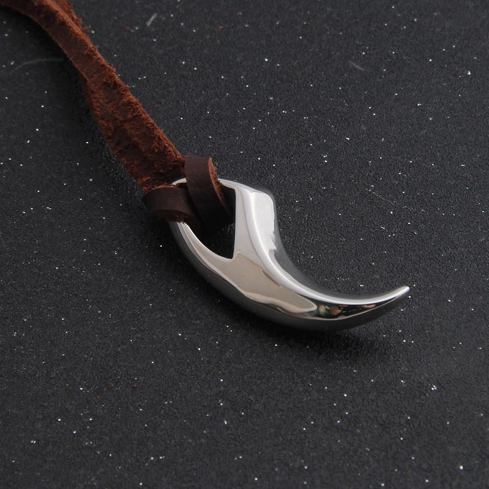 Collier Homme Pendentif Dent De Louph4142 50cm - Achat / Vente sautoir et collier Collier Homme