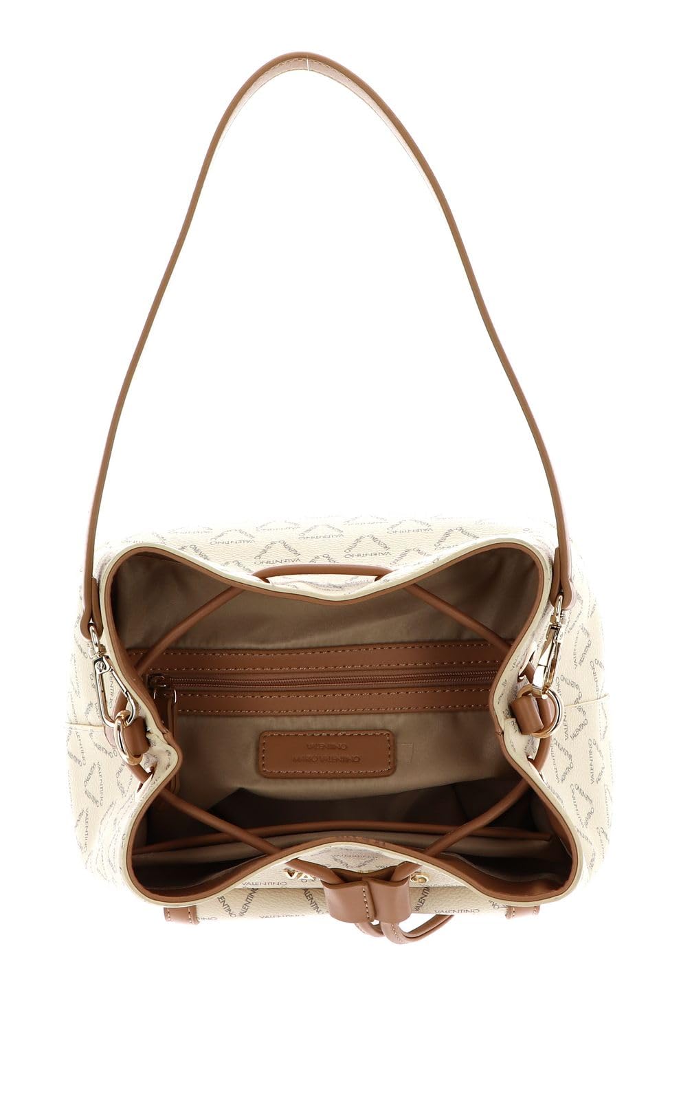 Valentino Liuto Bucket Bag Ecru/Multicolor