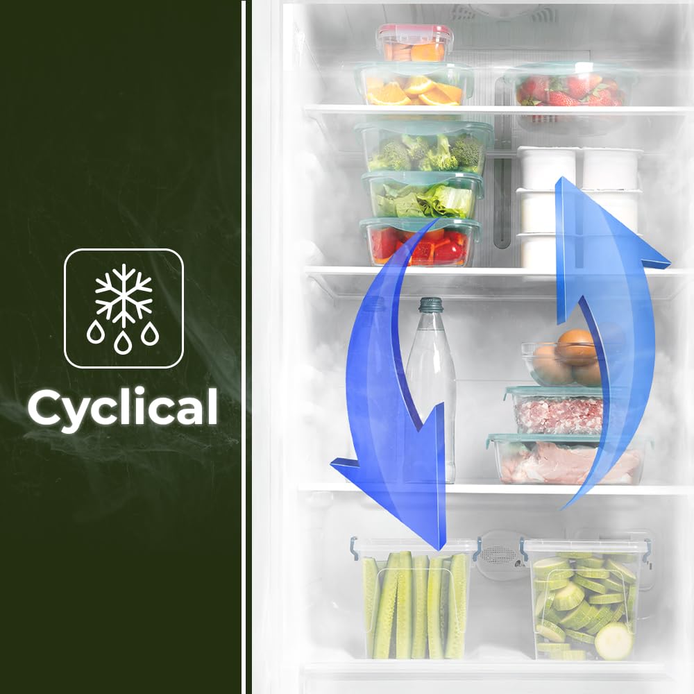 Aspes Refrigerador Blanco, 2 Puertas. AF17601E, Capacidad 304 Litros, Cíclico, Motor Universal, 70 dB, Puerta Reversible, Apertura Tipo Uñero, Clasificación Energética E