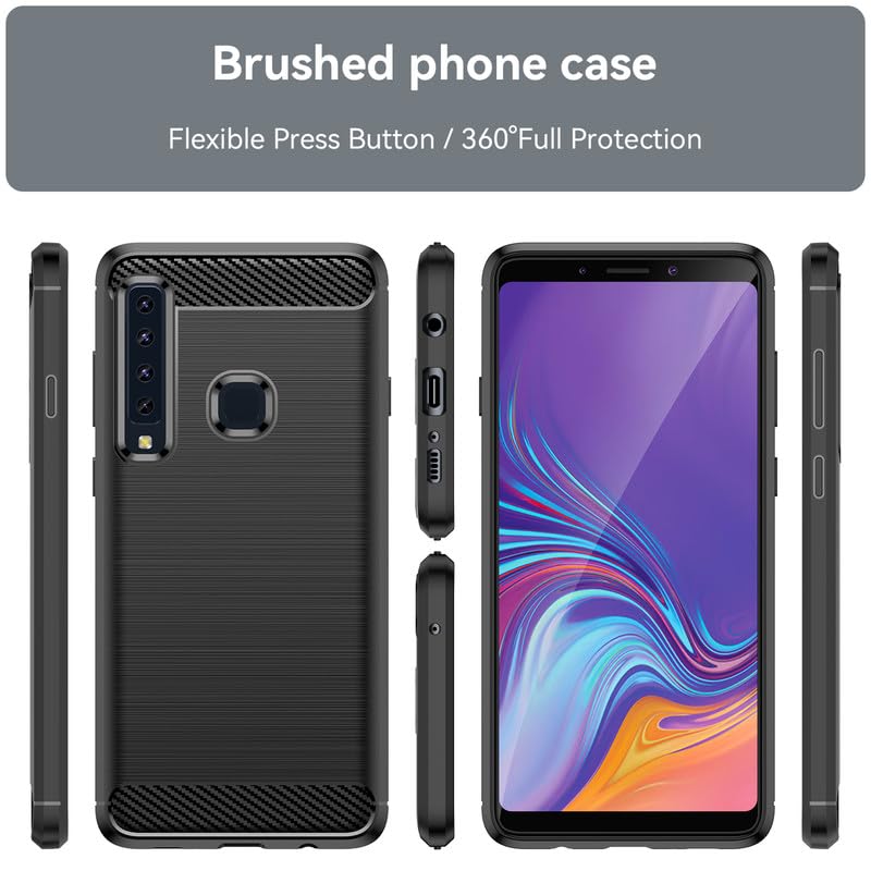 Image of Basic Case for Samsung Galaxy A9 2018 (Carbon Fibre Black)