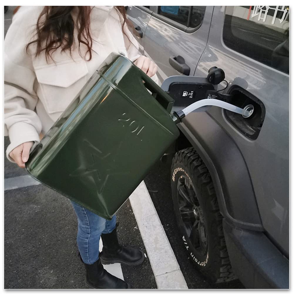 URFEDA Kanister na paliwo, uchwyt do kanistra metalowego o pojemności 25 l, zamykany, do metalowego kanistra 25 l, produkcja z certyfikatem TÜV