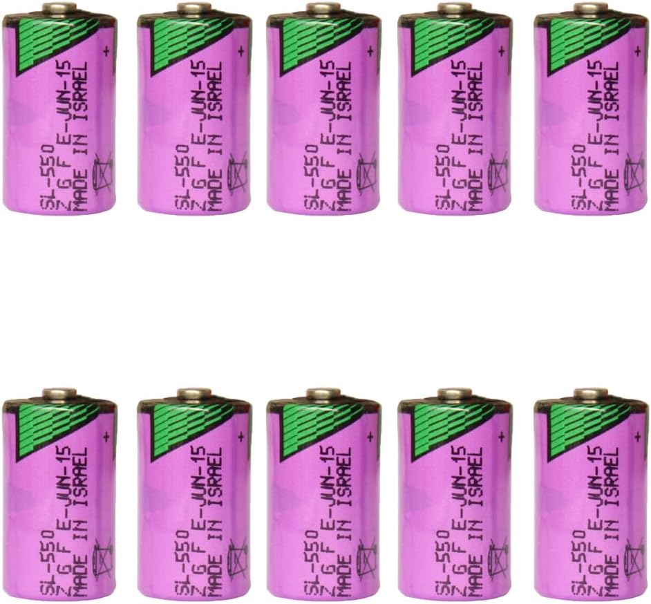 (10-Pack SL-550 3.6V 1100mAh Non-Rechargeable Disposable Lithium Battery for SL-550/SL-750