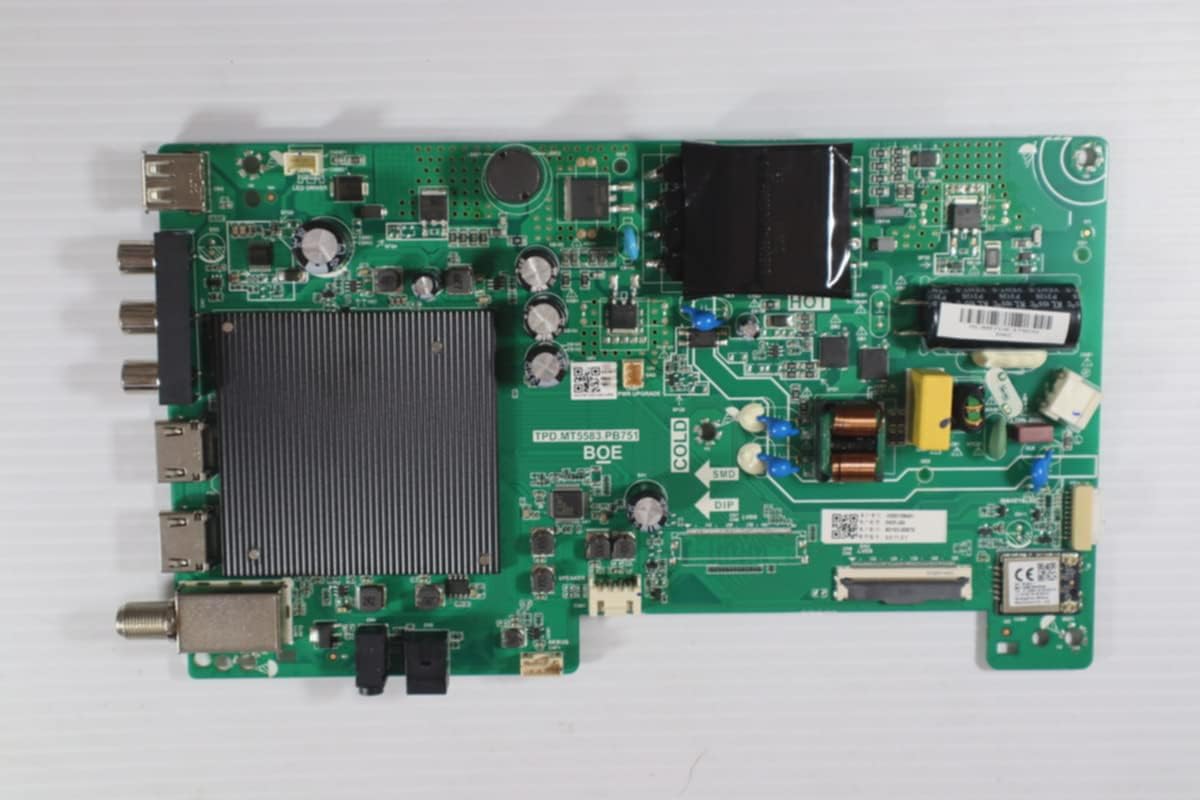 Lutema Television Repair Kit for Vizio D43F-J04 with TV Main Board + Power Supply + TCon + Cables