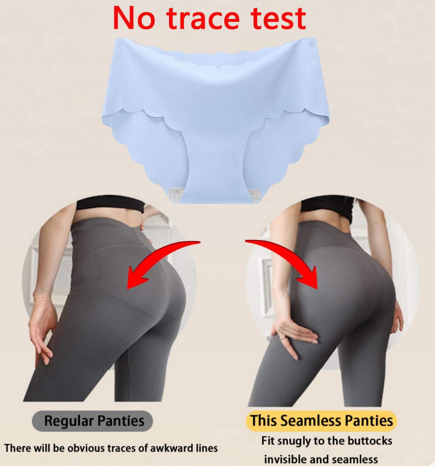 Demifill Teen Girls Seamless Underwear Tagless No Show Panties for Teens Pack of 8 Multipack - Image 3