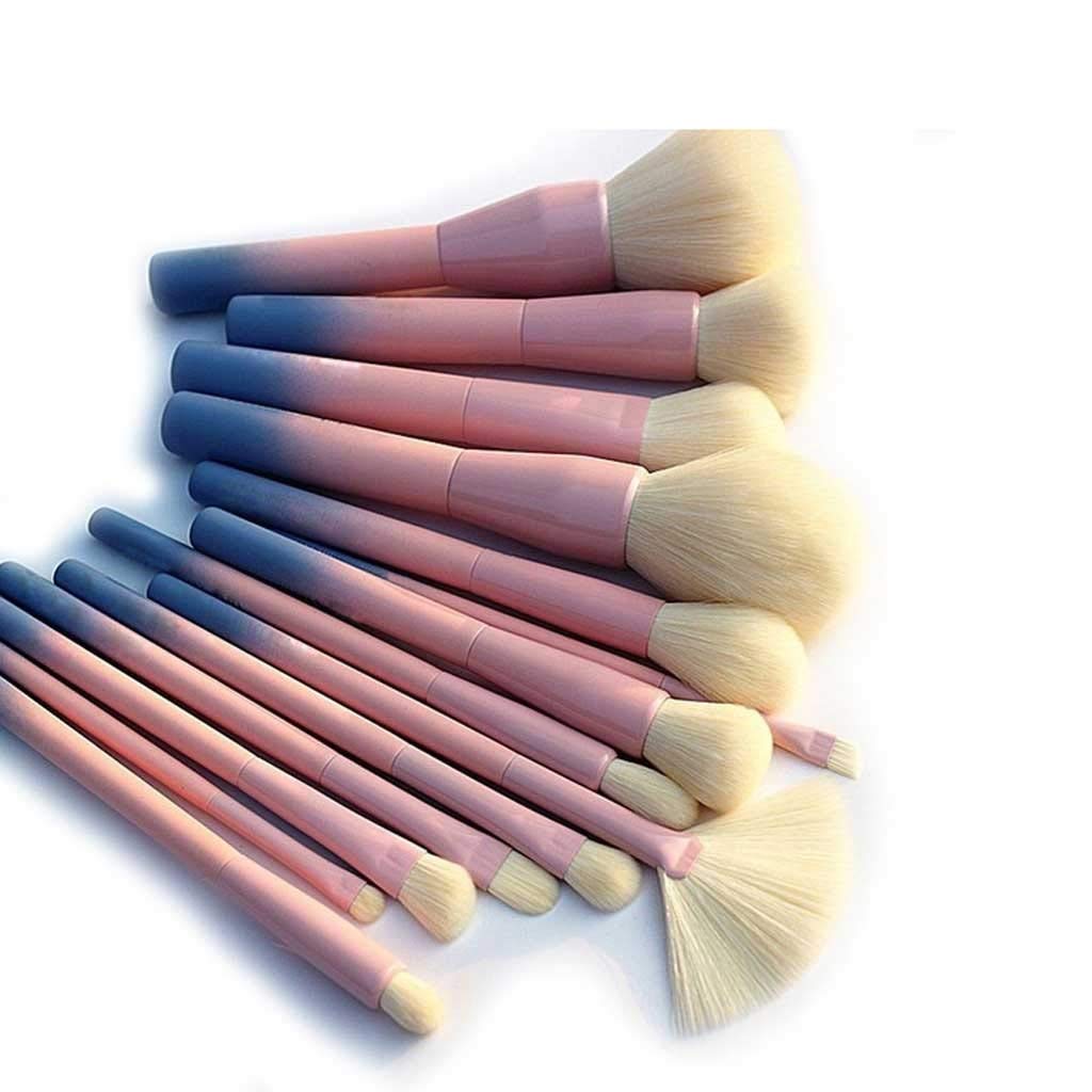 Brosses de maquillage 14pcs pour réussir votre routine beauté matin