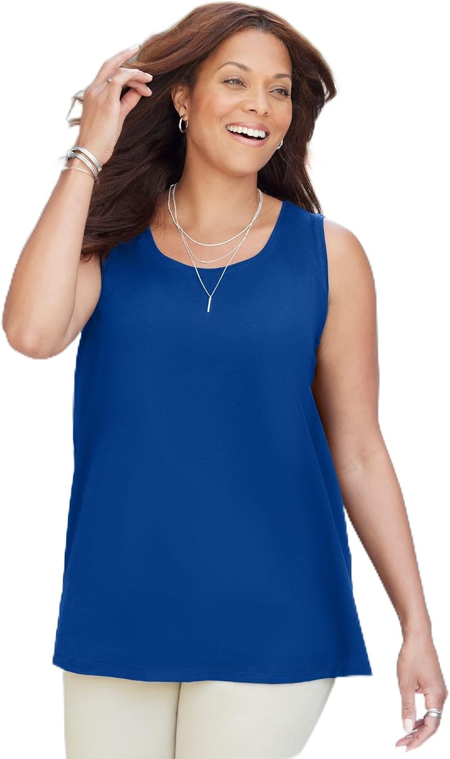 Catherines Women's Plus Size Dream Drape Timeless Tank