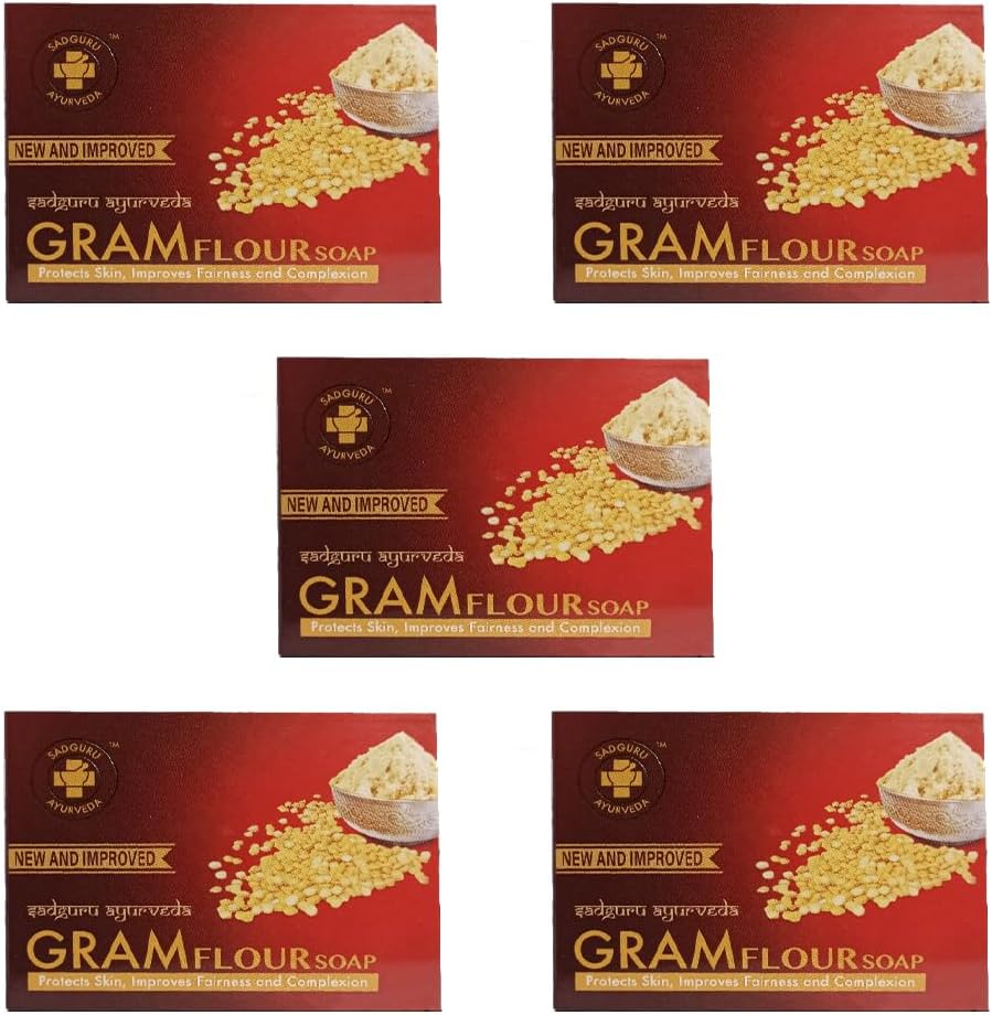 AYURVEDA - SOAPS (GRAM FLOUR) Pack of 5