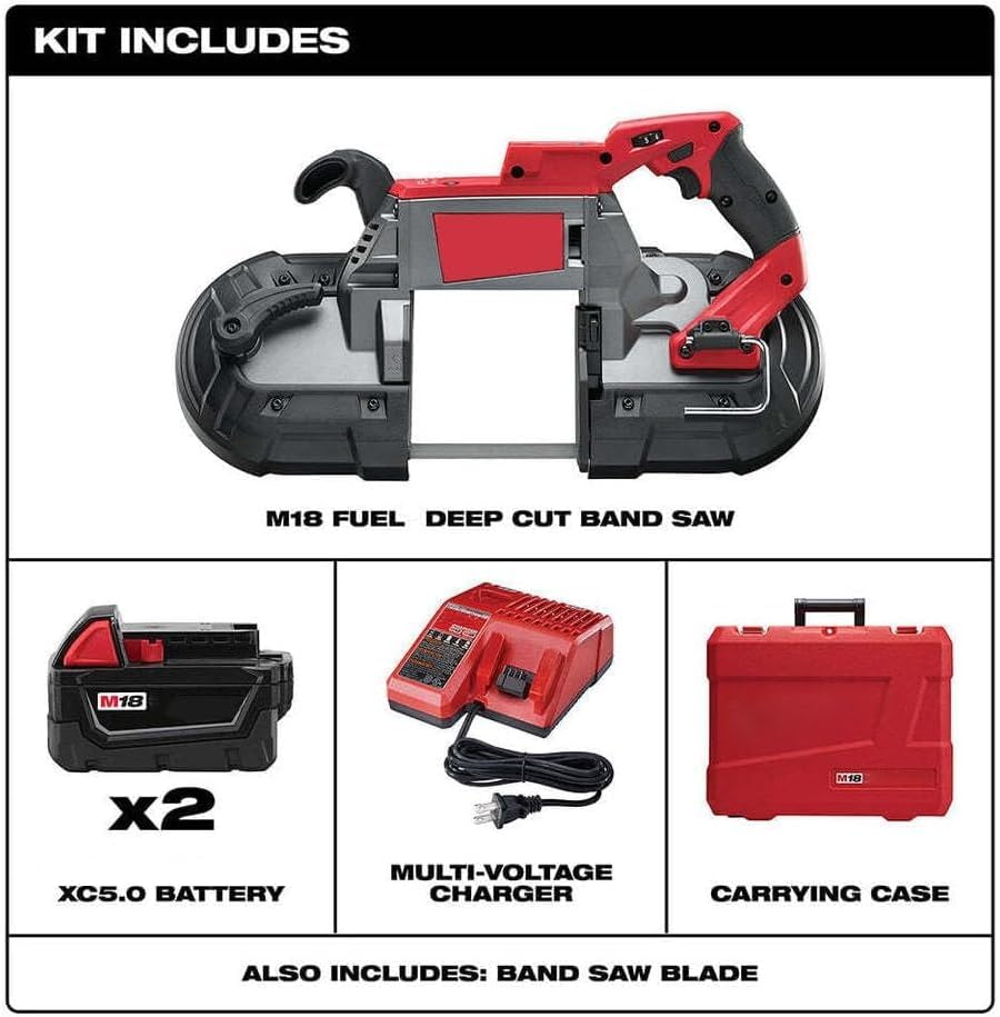 2729-22 Fit For Milwaukee M18 FUEL 18V Deep Cut Band Saw Kit,M18 FUEL Deep Cut Band Saw kit