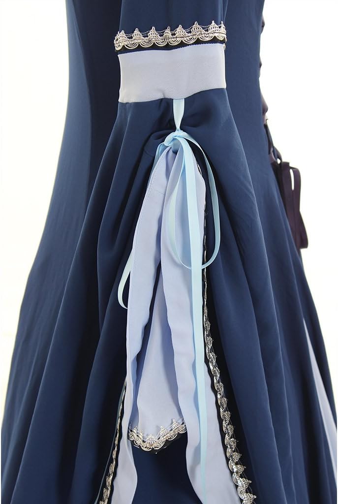 CosplayDiy Renaissance Dress Women Medieval Costume Victorian Dresses Pirate Skirt Renaissance Fairy Elf Dress - Image 6