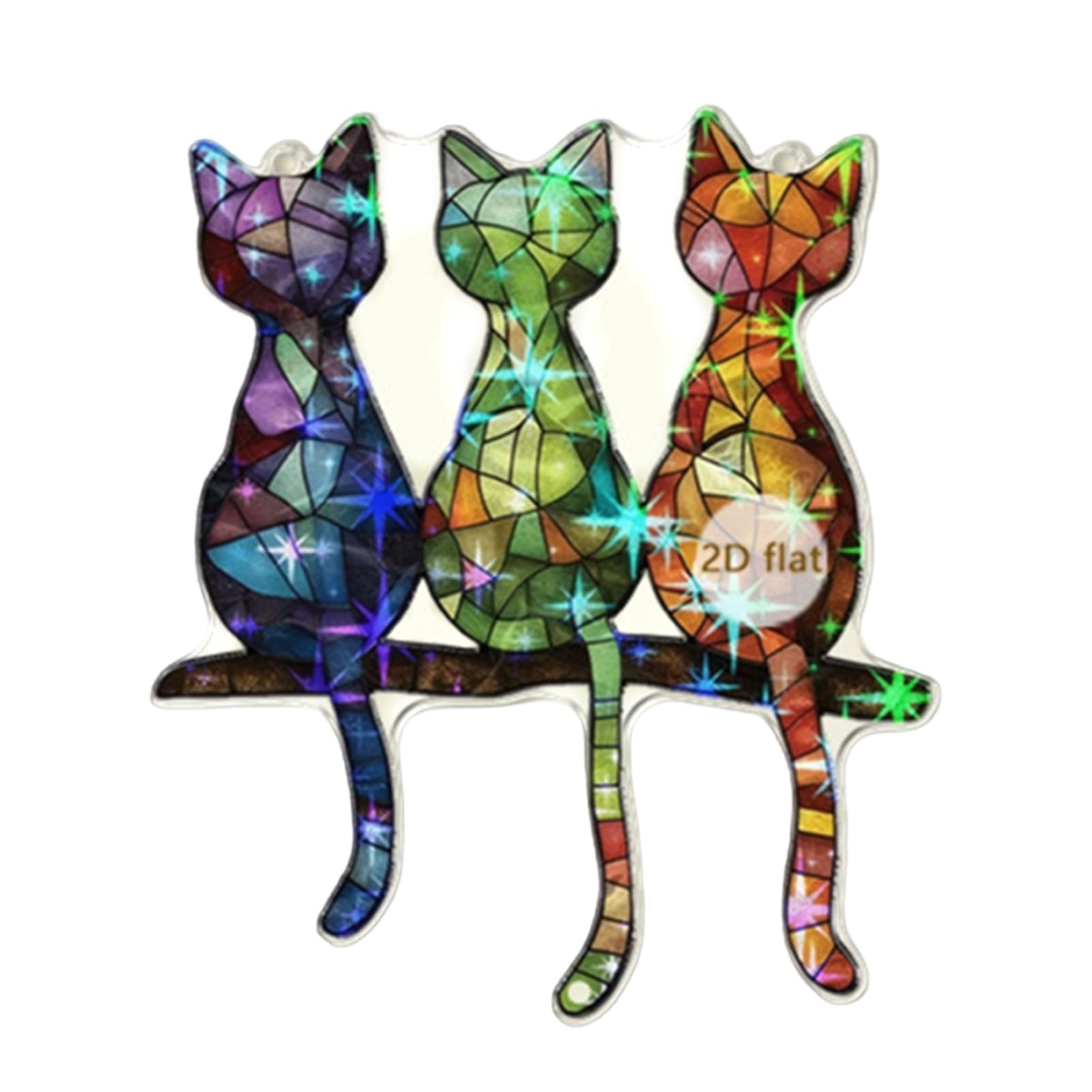 Ghost Window Sun Catcher, Sun Catchers with Bat Pumpkin, Outdoor Hanging Ornaments, Colourful Window Decor for Home Garden Conservatory Wall, for Mum Grandma H