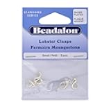 Beadalon Lobster Clasps, Small, Silver Plated, 5 pc