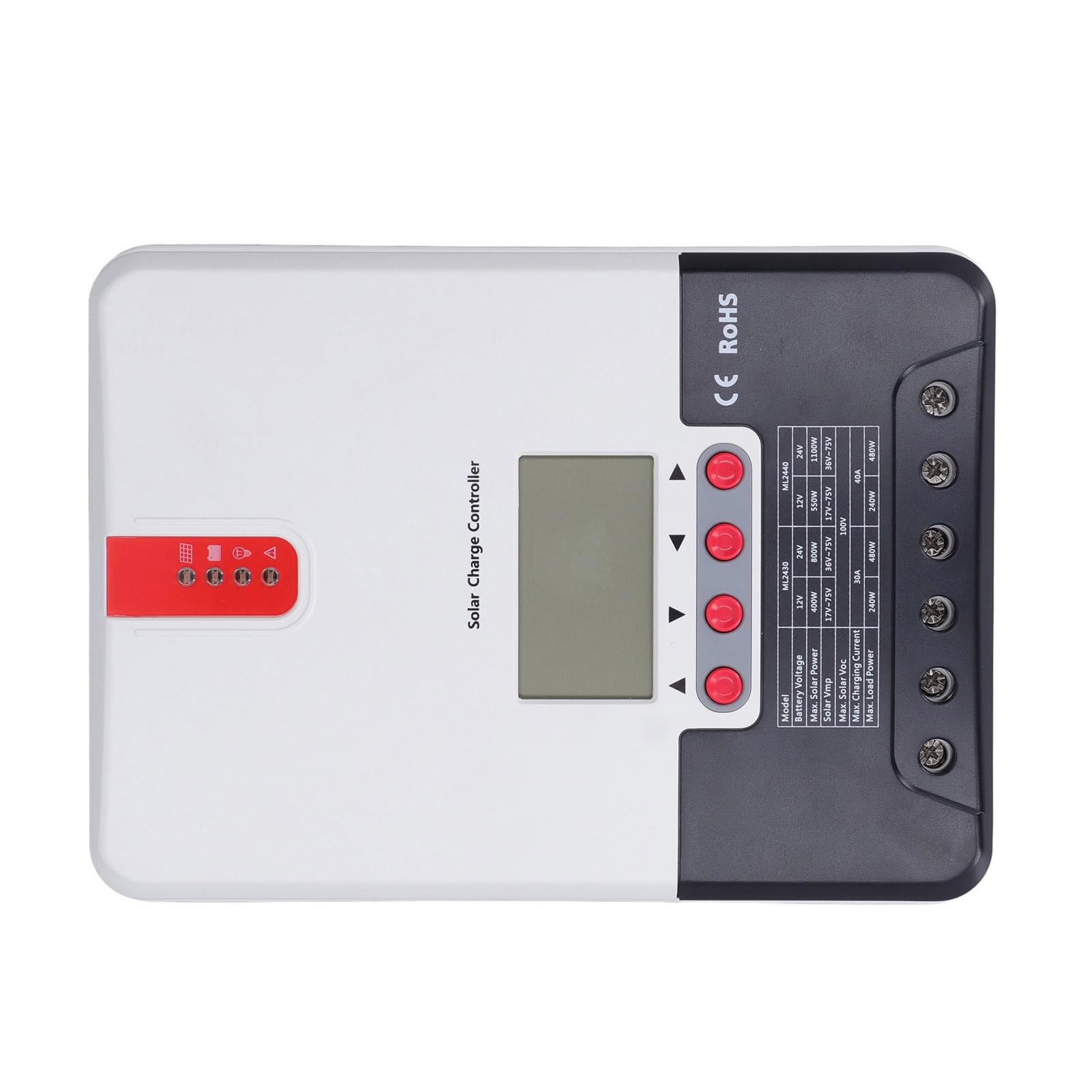 ViaGasaFamido Regulator ładowania Słonecznego MPPT 30A 12V 24V z