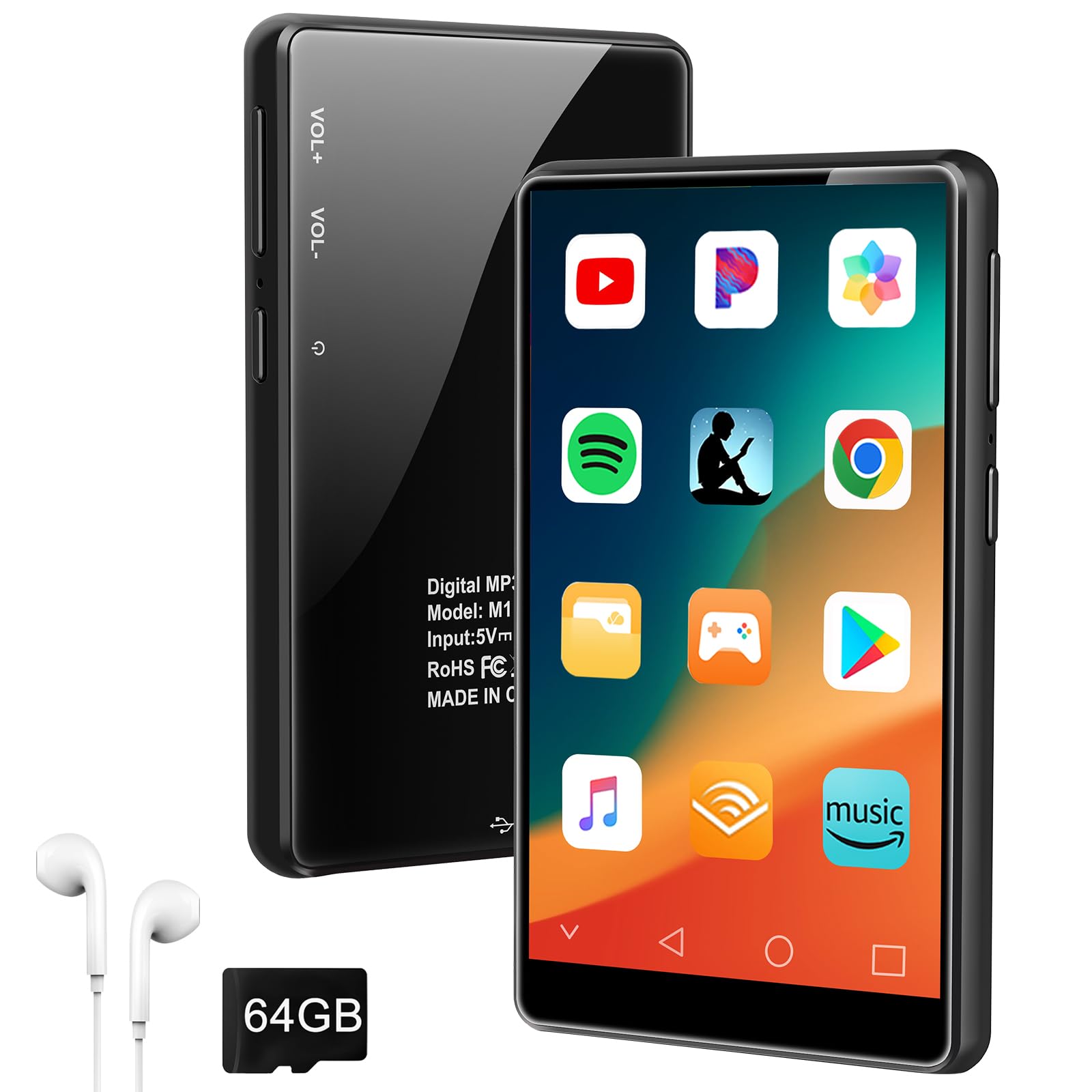 96GB MP3 Player with Bluetooth and WiFi, 4