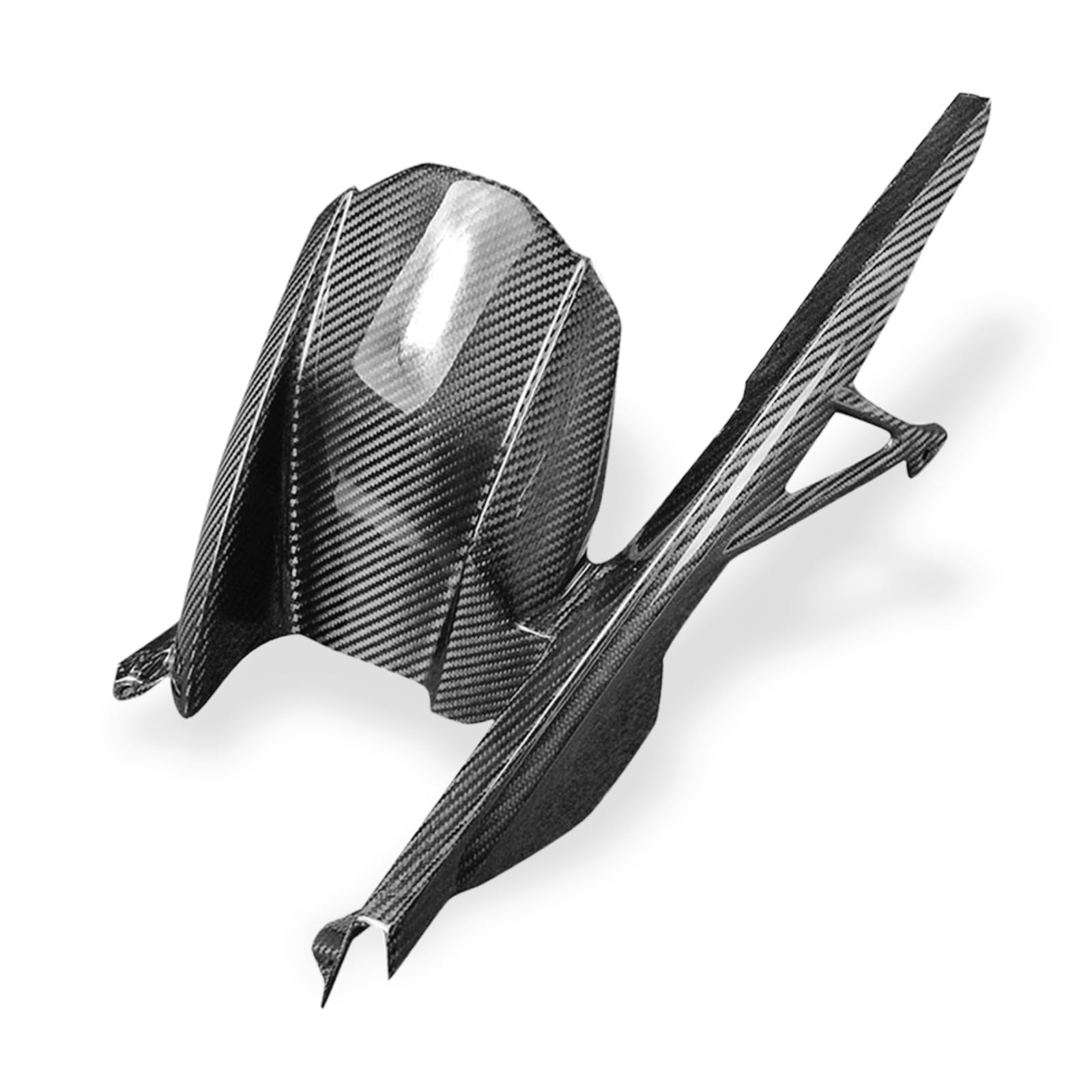 Protettore posteriore in fibra di carbonio reale Heinmo con coperchio a catena, compatibile con S1000RR 2019-2025, M1000RR 2021-2025, S1000R 2021-2025, M1000R 2022-2025