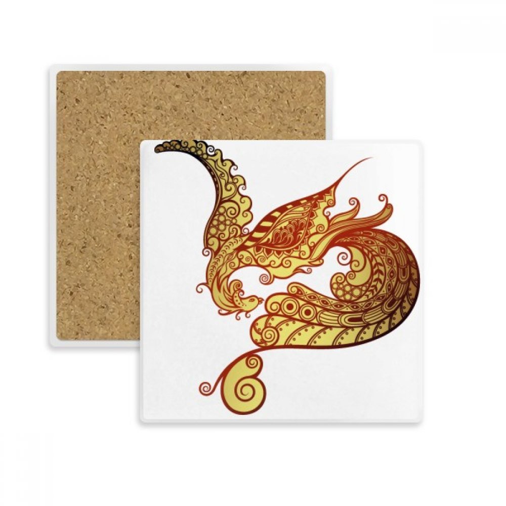 Tasse Coaster Phoenix Art pour Protéger Votre Table Basse avec Élégance