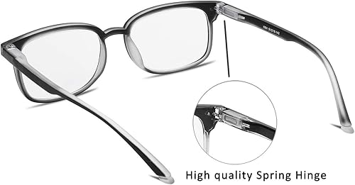 Miniatura 4 de FEISEDY Gafas de lectura con un progresivo multifocal, bloqueo de luz azul, Gafas para leer, Marco Mujeres TR90 ,Hombres B2497
