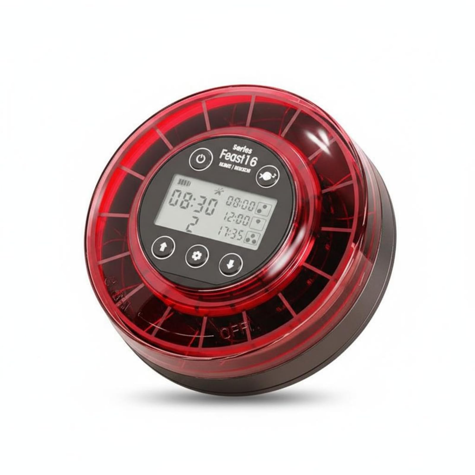 kowaku Aquatic Timer Dispenser Distributore Cibo Pesci Automatico Alimentatore Acquario Timer Regolabile 0 3 Porzioni Antintaso, style to 1