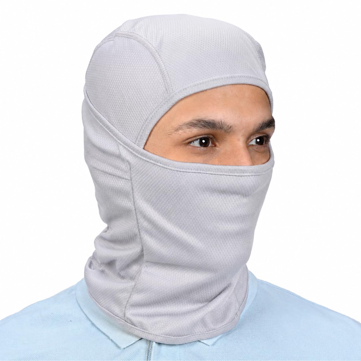 FOVERA Full Face Helmet Mask for Bikers – UV Protection Balaclava for Men & Women – Breathable Head Cover for Sun, Dust & Pollution – Under Helmet Liner for Riding (Mix)-image-4