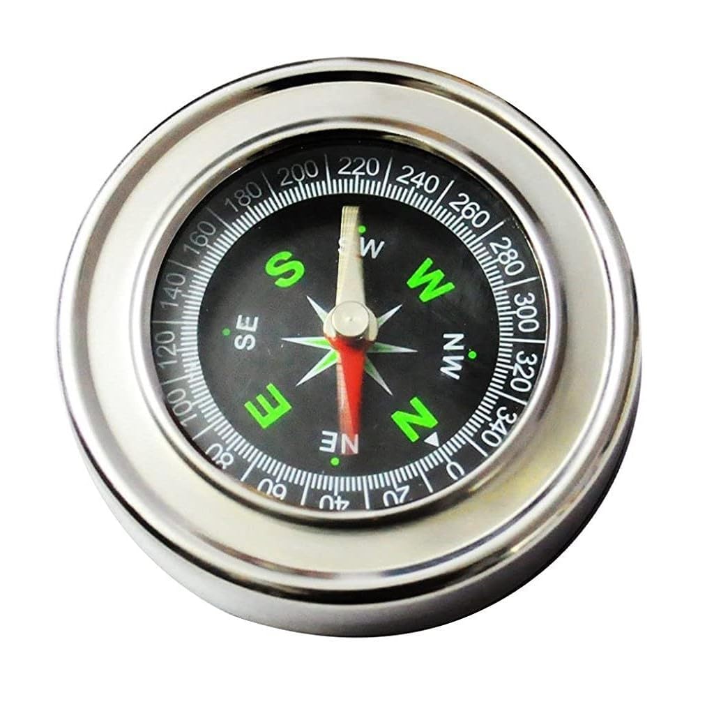 NITYANSH ENTERPRRIES Stainless Steel Multifunctional Classic Compass for Hiking Camping 60mm-image-37