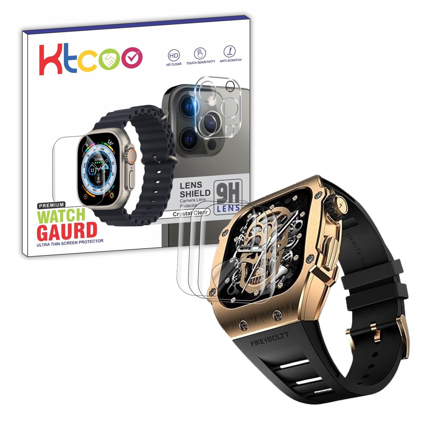 See full amazon price history chart for KTCOO |Pack 3| For Fire-Boltt Asphalt Smart Watch Screen Guard Scratch Guard Full Screen Protector Compatible for Fire-Boltt Asphalt 1.91" - Flexible TPU - HD Clear KTCOO |Pack 3| For Fire-Boltt Asphalt Smart Watch Screen Guard Scratch Guard Full Screen Protector Compatible for Fire-Boltt Asphalt 1.91" - Flexible TPU - HD Clear (B0D9D8PRKZ) Amazon Price History, Amazon Price Tracker