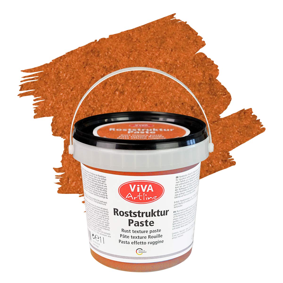 Viva Decor Rust Orange Artline Rust Structure Paste 1000 Ml