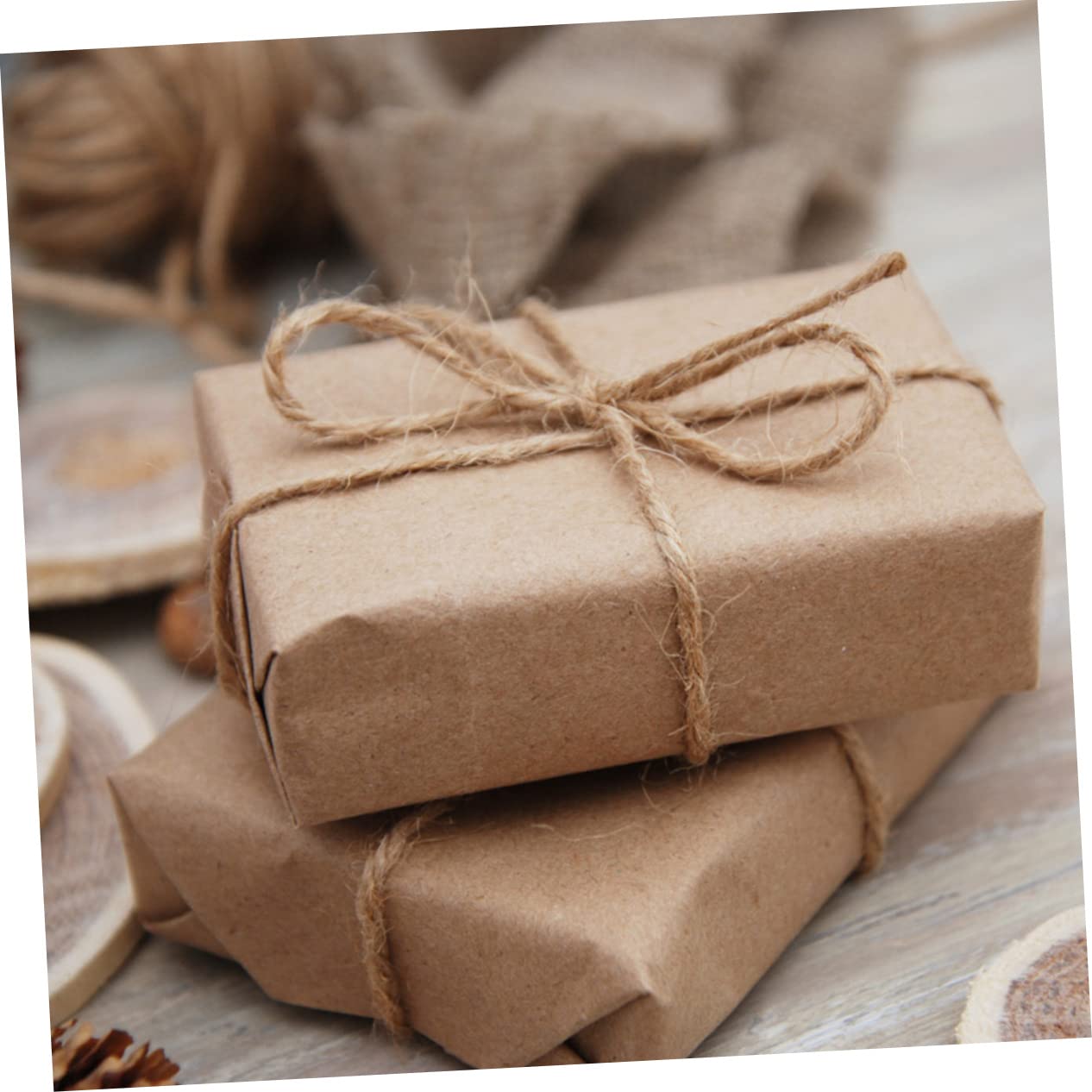 Kraft Rollo Marrón 1 Rollo de Papel para Embalaje y Manualidades
