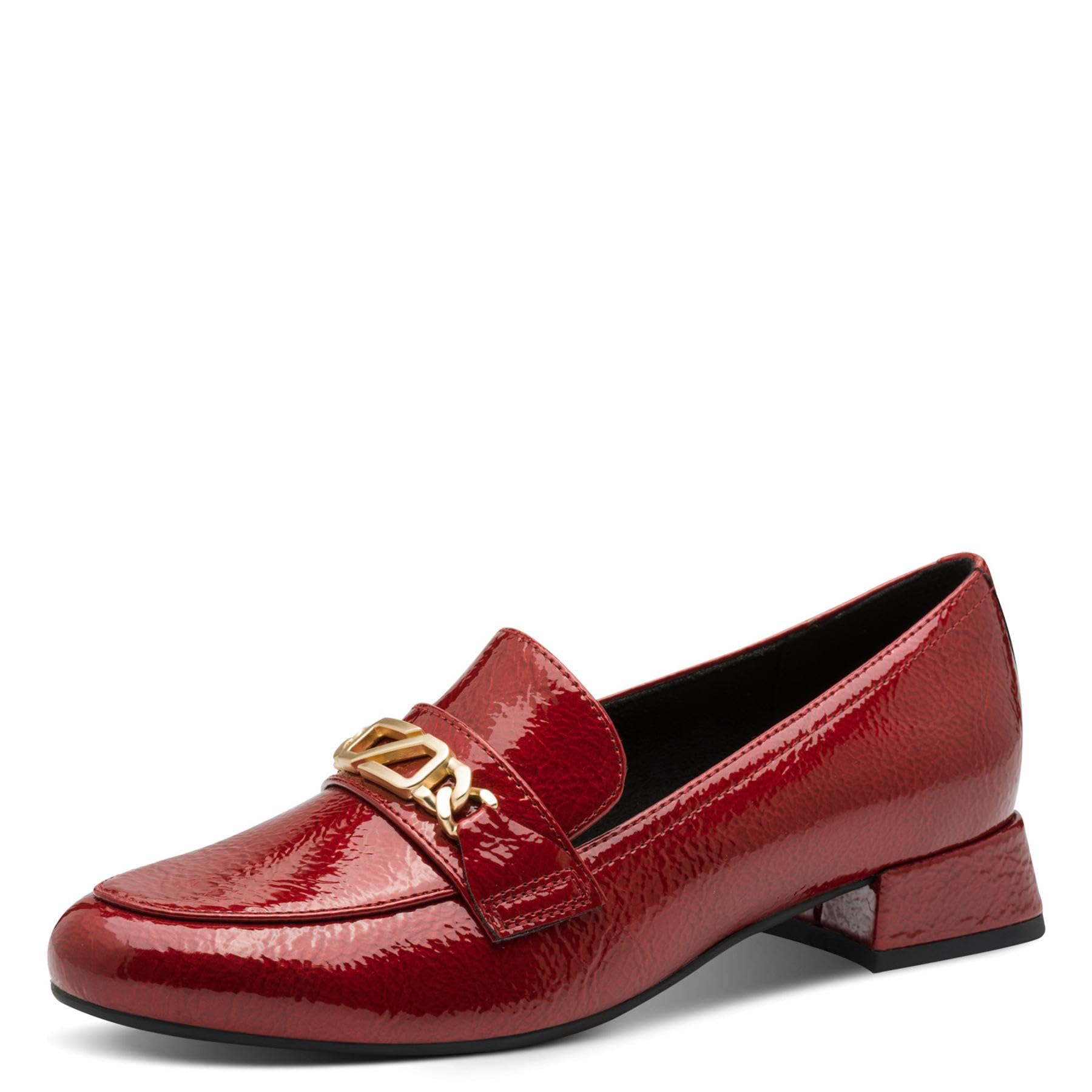 MARCO TOZZI Women's 2-24251-45 Slippers, DK.RED PAT, 39 EU, Dk Red Pat, 7 UK