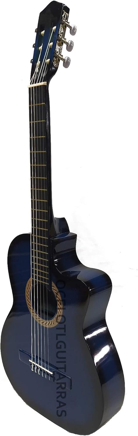 Ocelotl Guitar Acoustic Starter Complete Pack Classic type (Blue)