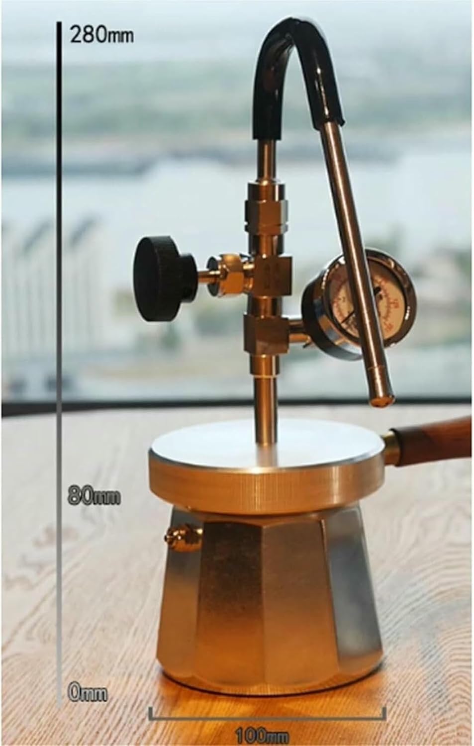 Milk Frother For Coffee, Outdoor Milk Frother, Commercial Steam Boiling Water Frothing Machine, With 3-Hole Nozzle