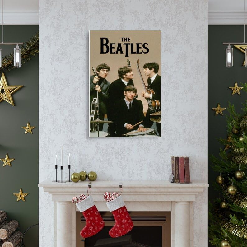 EVMILA Poster décoratif sur toile The Beatles Rock Band – Impression d’art moderne pour chambre à coucher – 20 x 30 cm - Les Beatles, Paul McCartney, John Lennon, RIngo Starr, George Harrison EVMILA Poster décoratif sur toile The Beatles Rock Band - Impression d'art moderne pour chambre à coucher - 20 x 30 cm – Image 7