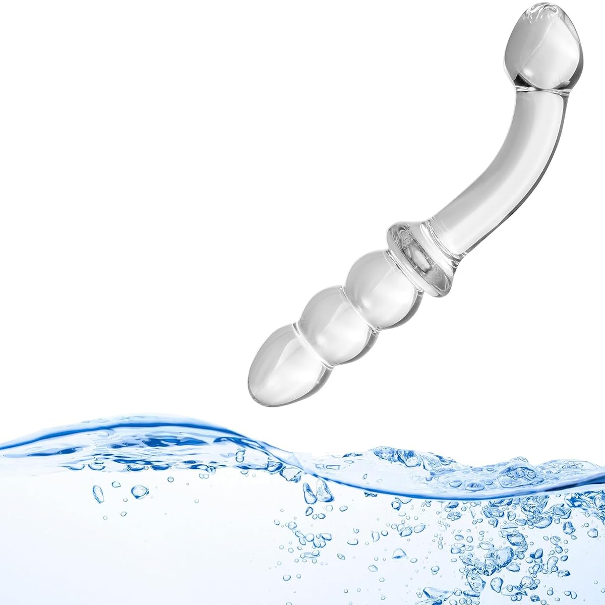gebogener glasdildo Gebogener Glasdildo, 23 cm transparent ❤️ online kaufen main image 1