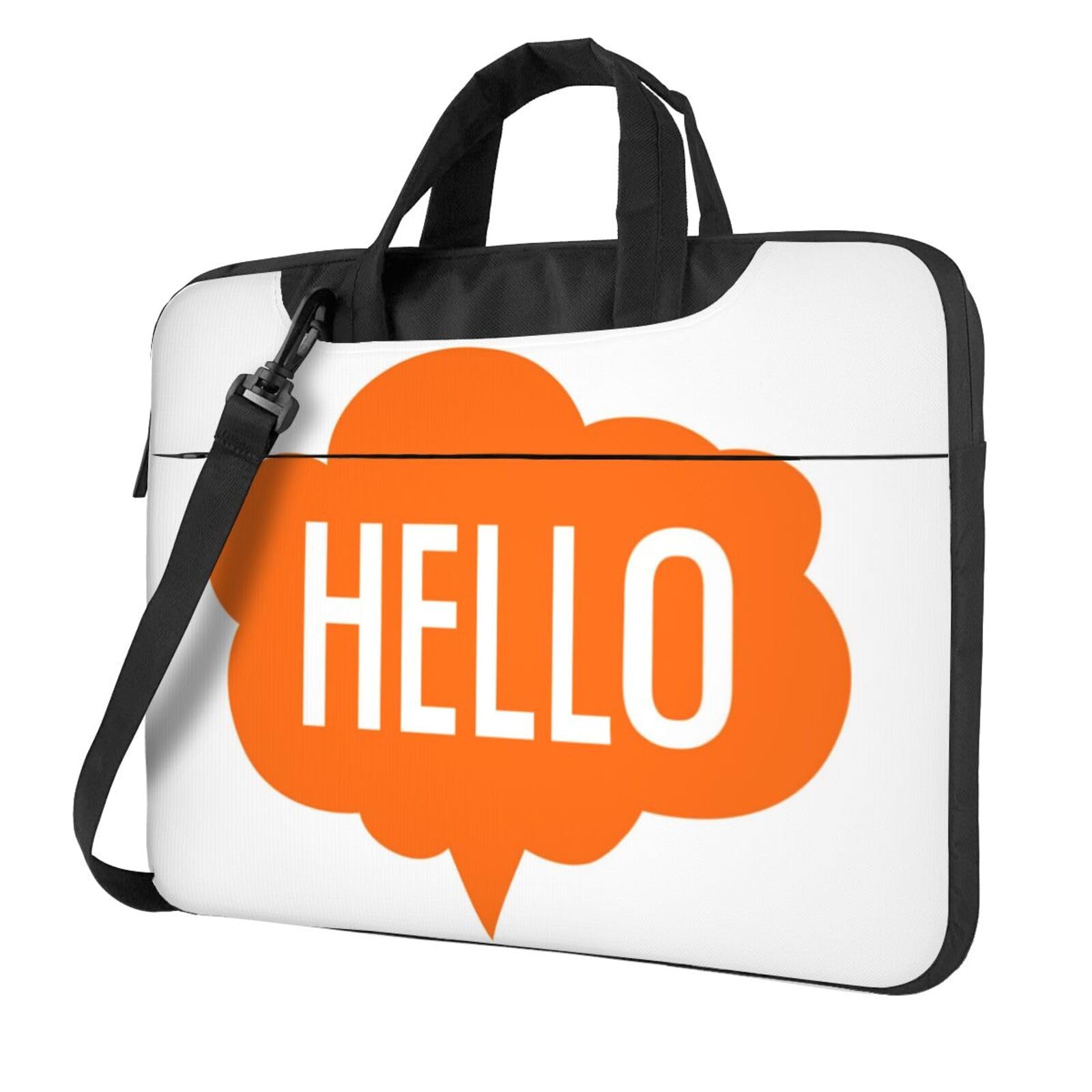 Amazon.co.jp: パソコンケース13 inch hello-オレンジ色の雲 pcケース
