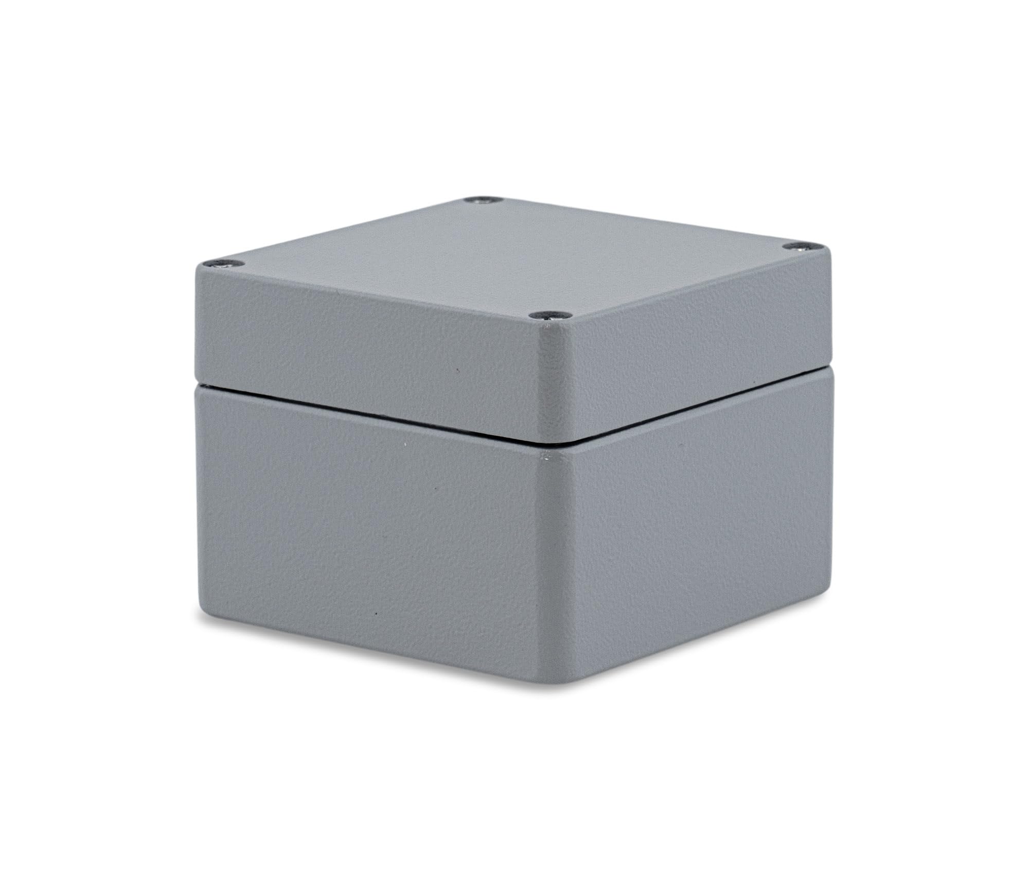 BOXEXPERT Contenitore industriale in alluminio 122x120x91mm Custodie pressofuse della serie Alster verniciate a polvere IP66, custodie per installazione, custodie vuote, custodie da parete
