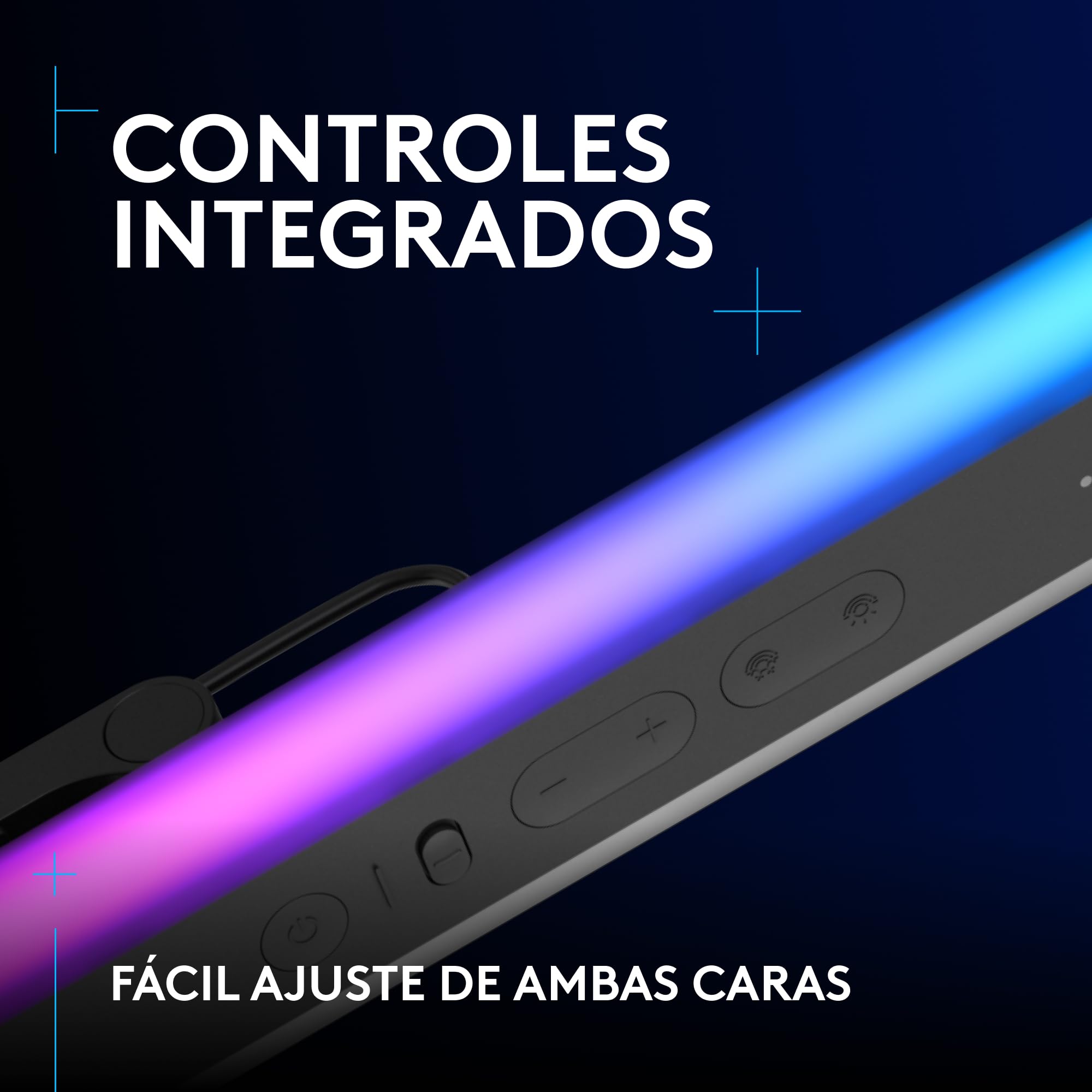Logitech G Litra Beam LX, luz LED Principal Premium para Streaming, RGB de Doble Cara con TrueSoft, para Streaming, difusión, LIGHTSYNC, Bluetooth, USB, PC/Mac – Grafito