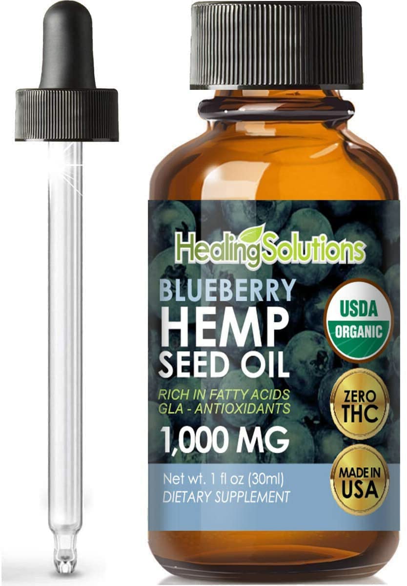 Amazon.com: Blueberry Hemp Seed Oil Extract - Pain Relief, Reduce Stress,  Calm Nerves, Better Sleep, Promote Memory & Brain Function, Improve Mood,  Anti-Inflammatory, Joint & Heart Health, Keto 1000mg : Health &