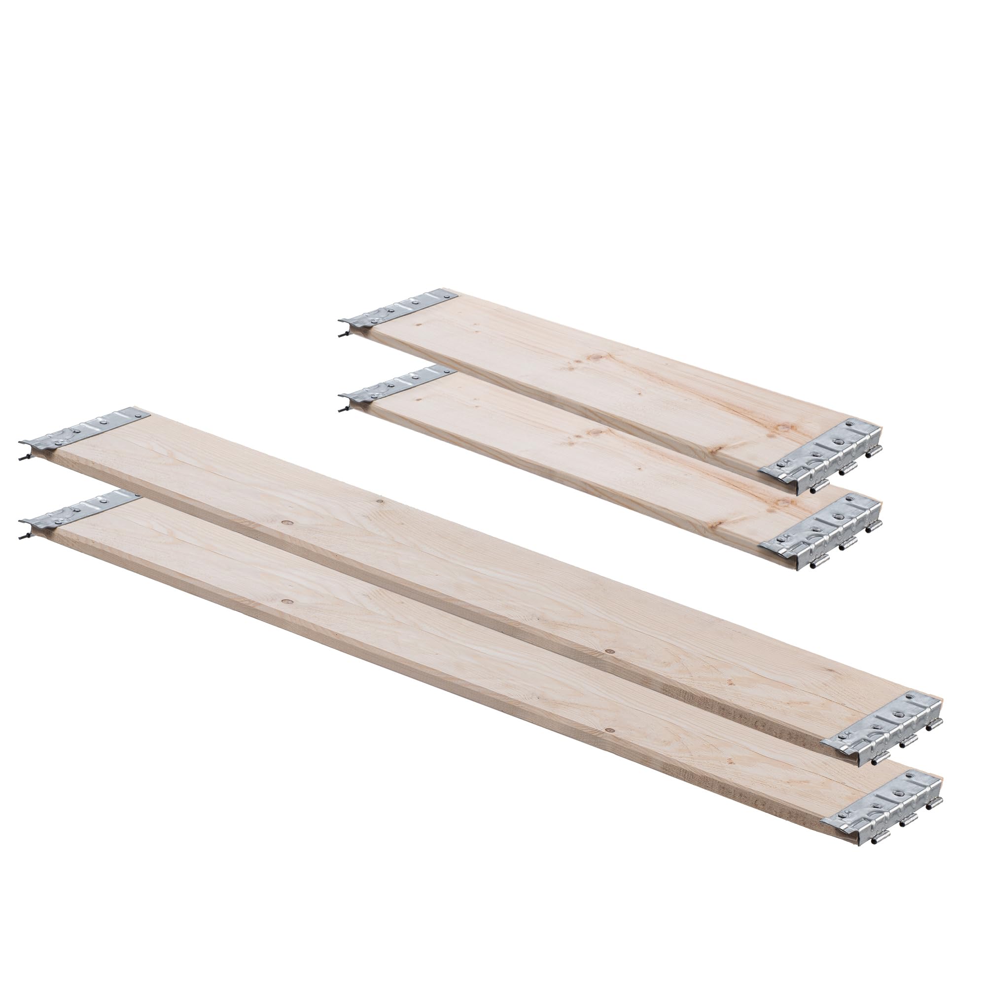 KADAX Marco de madera para palés apilable, marco de madera para jardín, bancal alto, jardinera, jardinera, bancal de verduras, bancal de hierbas (juego de 2 unidades de 120 x 80 x 22,5 cm)