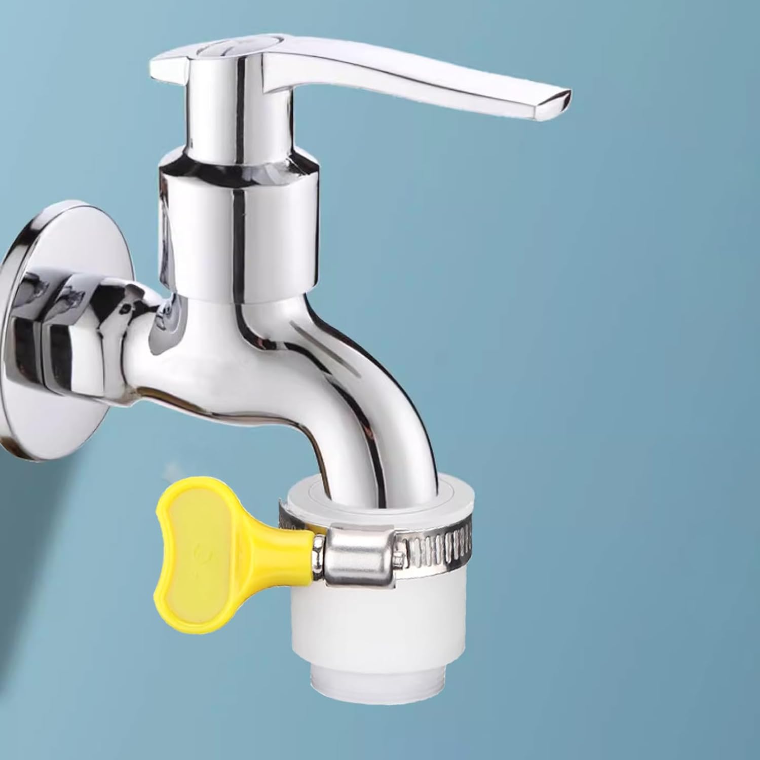 1080° Swivel Universal Faucet Arm & Universal Extender Kit with 2-Mode Splash-Proof Spray - Plastic