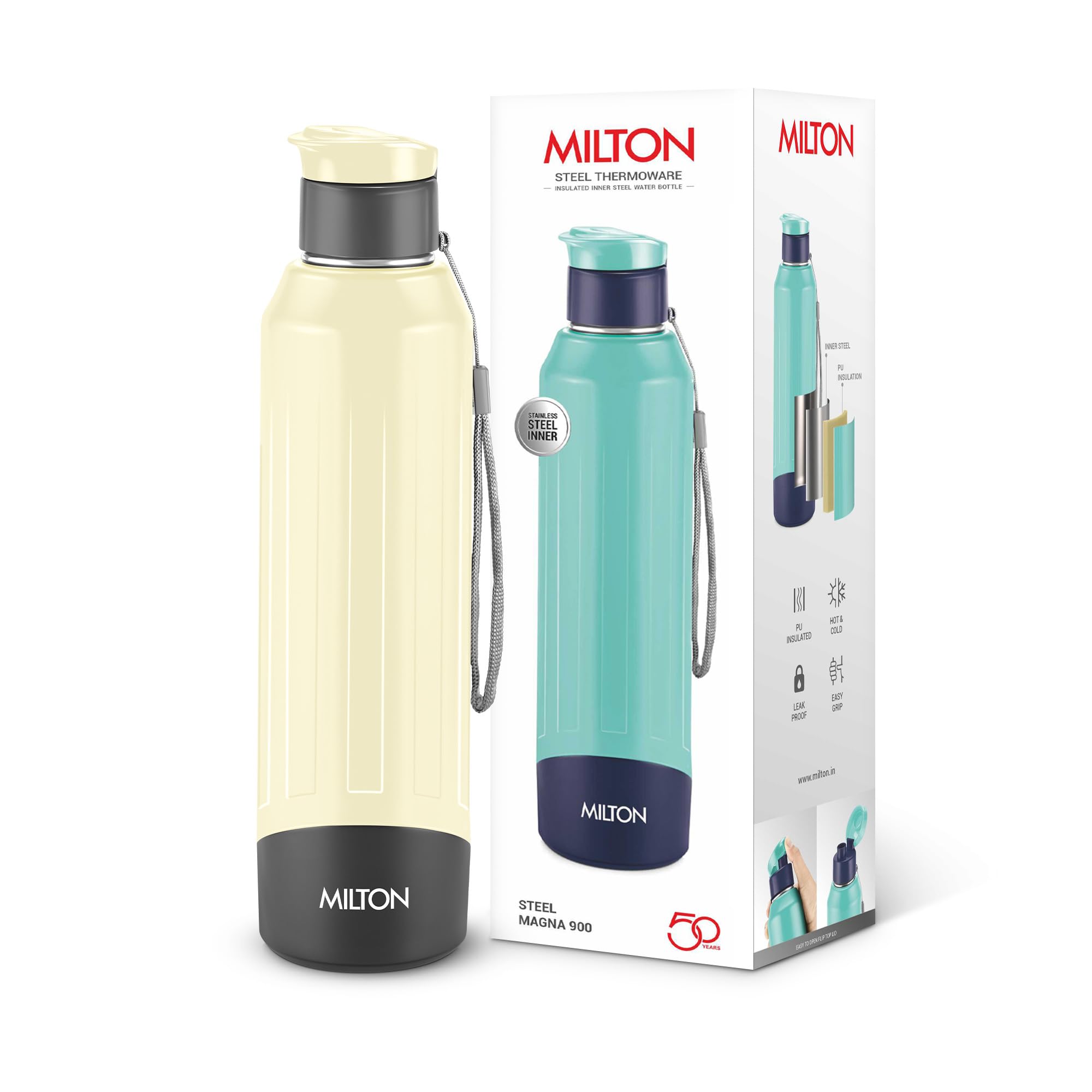 Milton Steel Thermoware - Hot & Cold Water Bottle -10 Milton Steel Thermoware - Hot & Cold Water Bottle -10