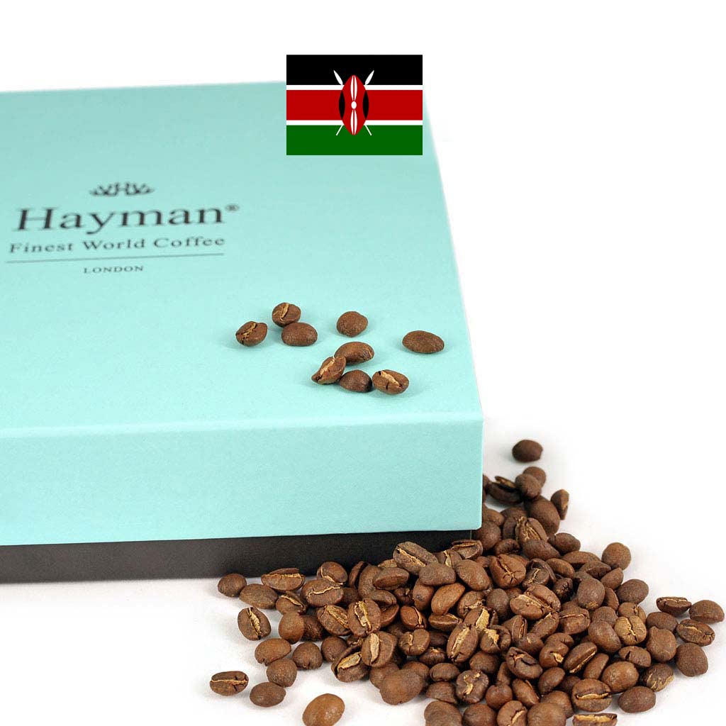 Hayman Coffee, 100 Kenya Kamwangi AA Kirinyaga Coffee Beans, Whole Bean Coffee