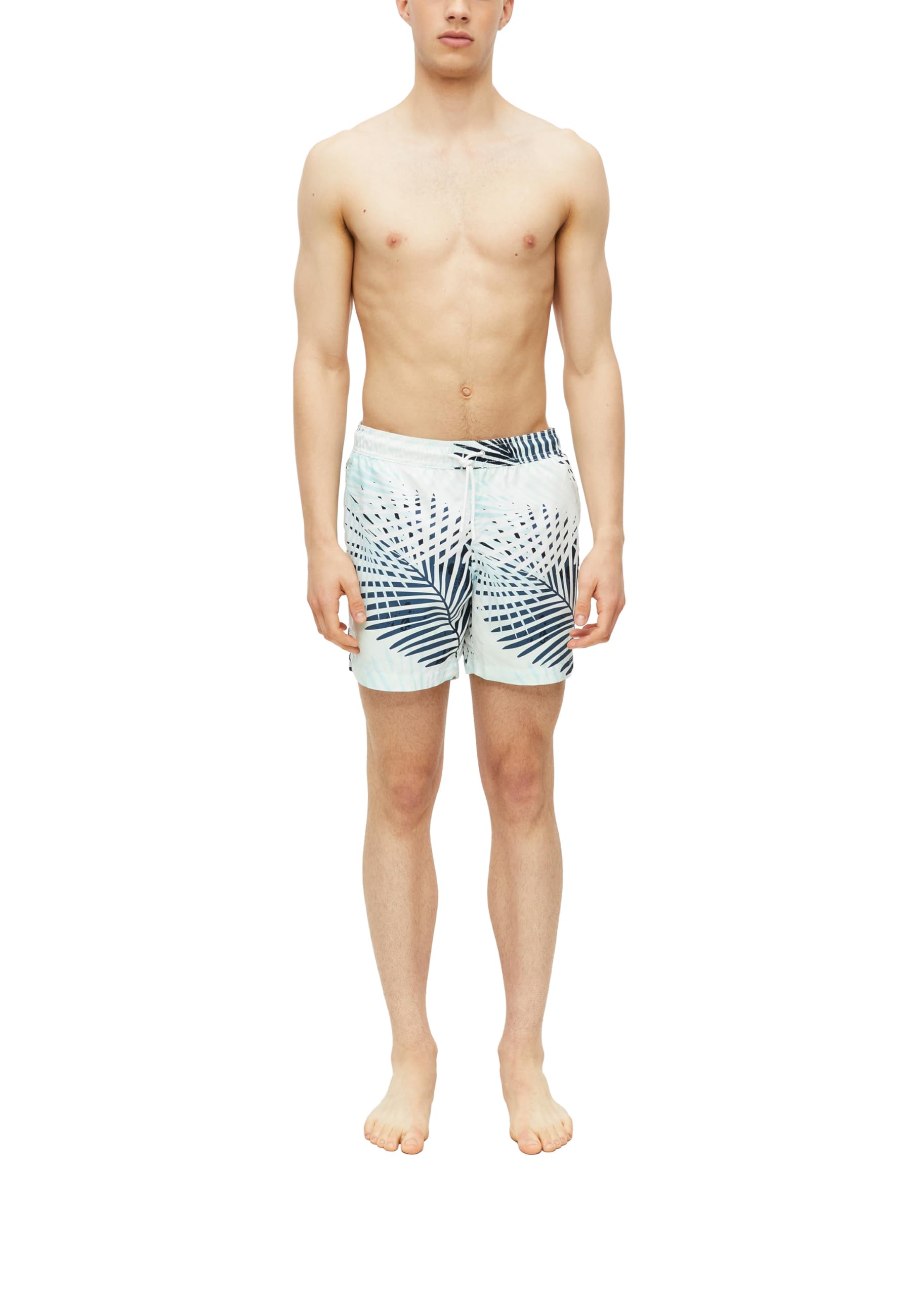 s.Oliver Men's 2179310 Swimming Shorts (Pack of 1), Turquoise, XL