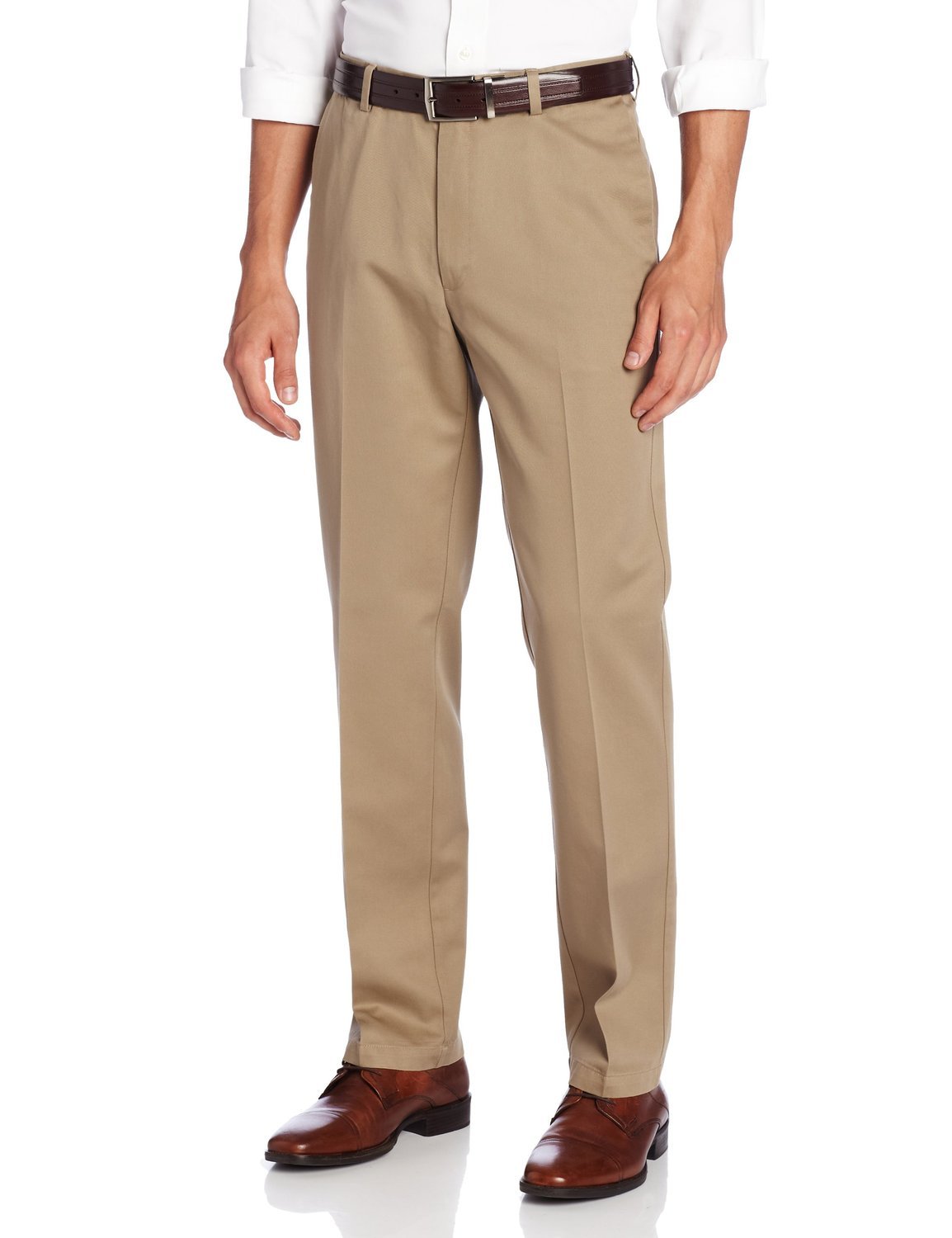 Haggar Work To Weekend Hidden Expandable Waist Straight Fit Pant - Work to Weekend - Pantalón Recto con Cintura Extensible Oculta Hombre