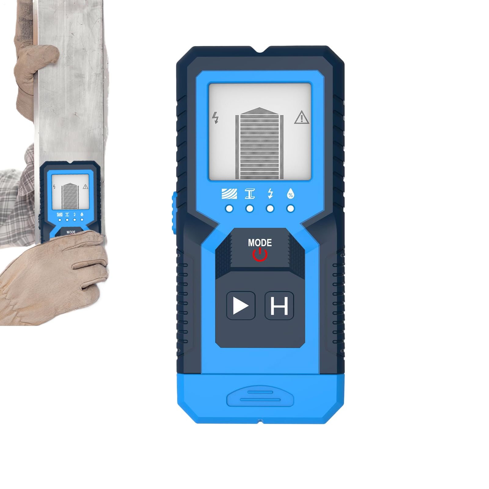 Wall Stud Finder | Precision Portable Locator - Electronic Metal Detector Wire Scanners - for Wood Plaster Drywall Pipe Electrical Joist Humidity Concrete