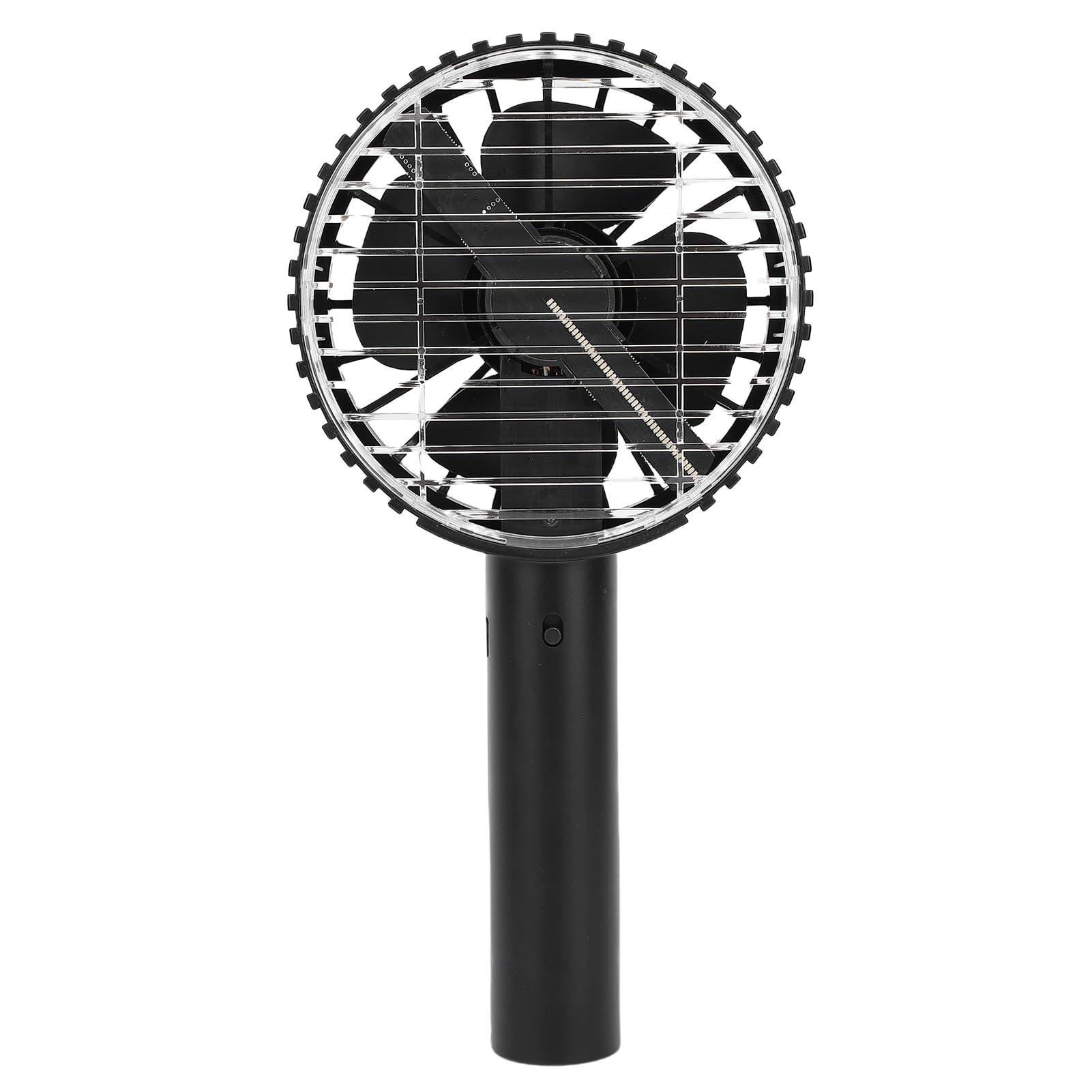 Jectse Tragbarer -Ventilator, Handventilator, Hochauflösendes Display, Fortschrittliche LED-Technologie, für Partys Im Freien, für Reisen, Sommerkonzerte, Make-up, Sommer.