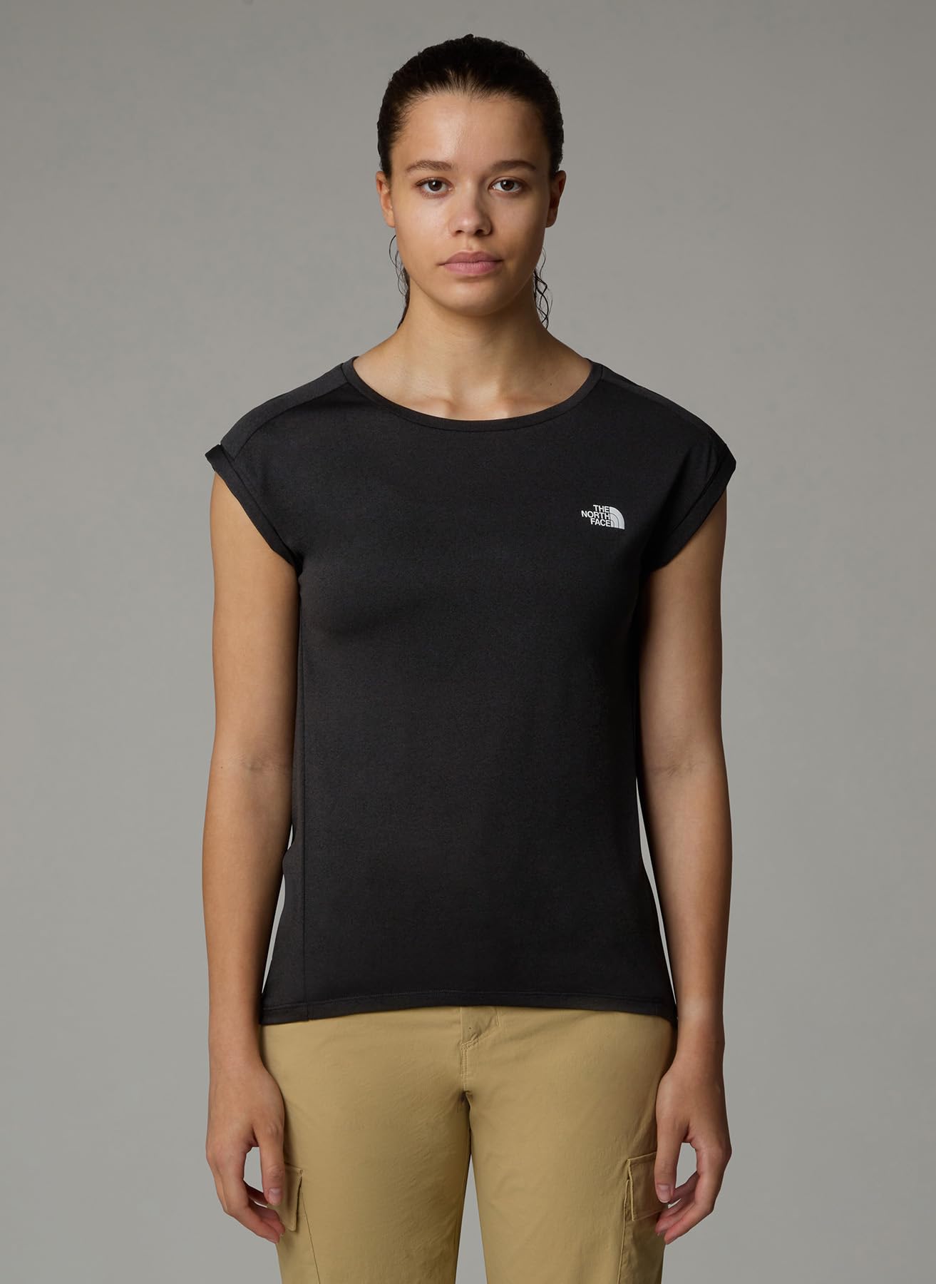 The North Face Tanken Short-Sleeved Sports T-Shirt Women's Black Extra Small
