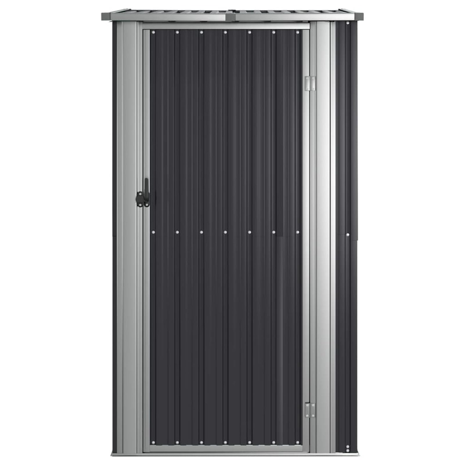 Capanno da Giardino Antracite 118,5x97x209,5 cm Acciaio Zincato,Capannone da Giardino,Casetta da Giardino,Casetta Attrezzi Giardino(SPU:150901)