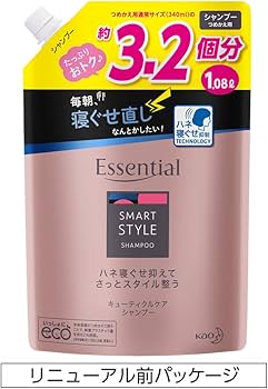 Amazon.co.jp: エッセンシャル 【大容量】 寝ぐせ抑制 シャンプー