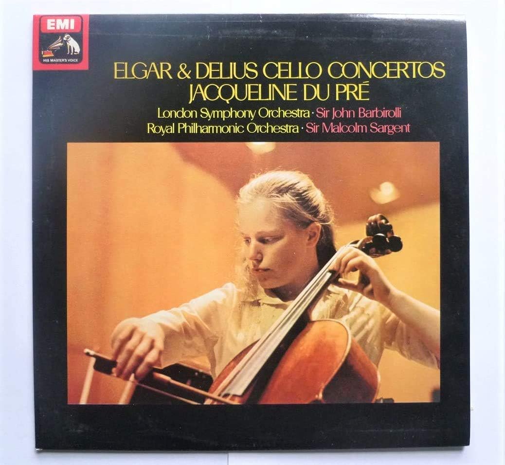 JACQUELINE DU PRE, ELGAR & DELIUS CELLO CONCERTOS cello concerto in e minor, op 85, ASD 2764 by