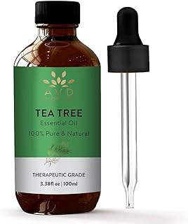 AVD Organics Tea Tree Oil for Skin - 100% Pure and Natural Tea Tree Essential Oil | for Nail Fungus, Face, Aromatherapy, H...